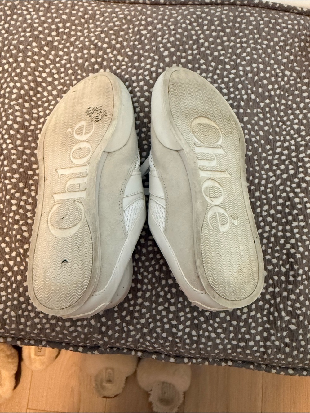 Chloé Kick Cloudy Cream Sneaker Mules - Picture 6 of 8